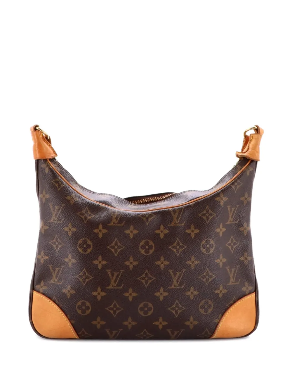 LOUIS VUITTON Pre-owned Boulogne Handbag Monogram Canvas 30 Shoulder Bag In Brown