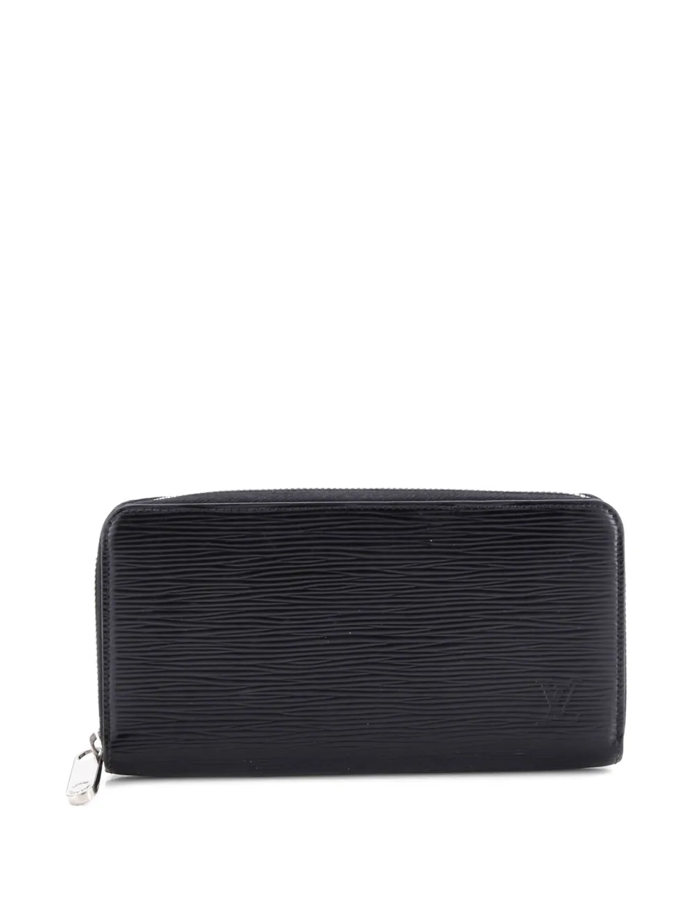 Pre-owned Louis Vuitton Zippy Wallet Epi Leather Small Wallets In Black