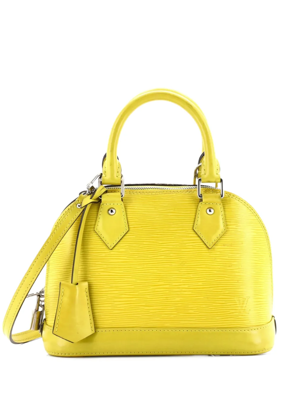 Louis Vuitton Pre-Owned Alma Handbag Epi Leather BB satchel - Yellow