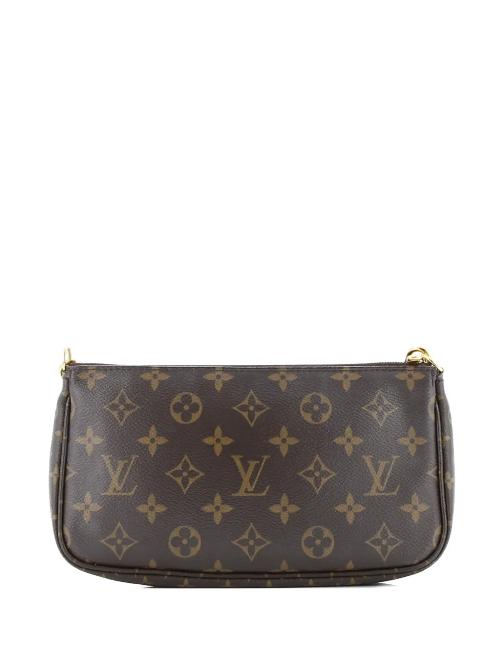 Pre-owned Louis Vuitton Multi Pochette Accessoires Monogram Canvas Crossbody Bag In Brown