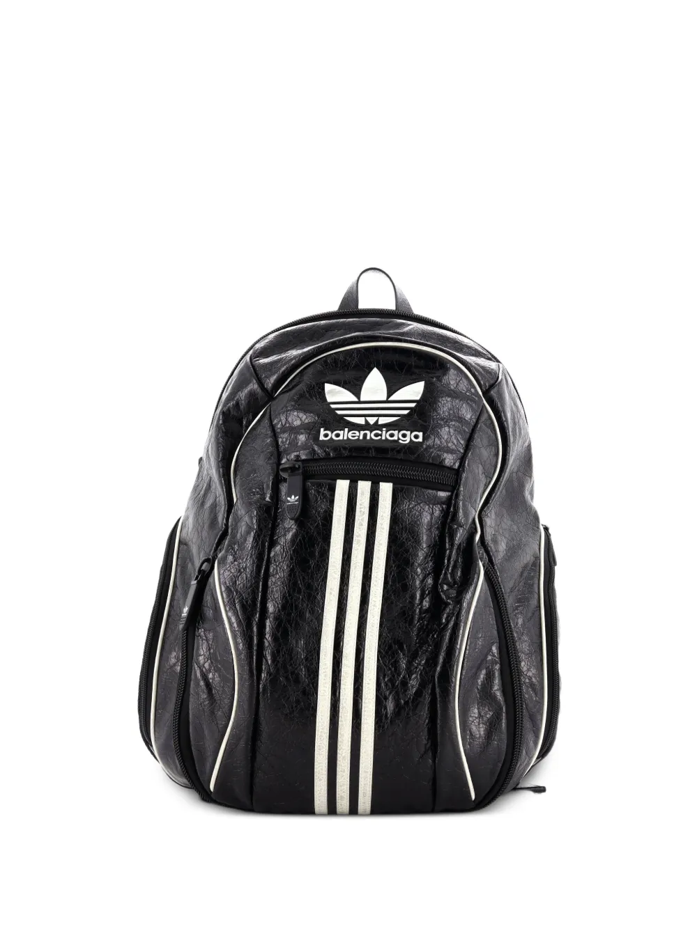 Balenciaga Pre-Owned x adidas Leather Small backpack - Black