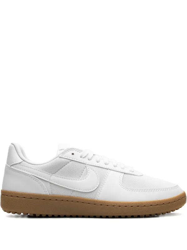 white nike with gum bottom
