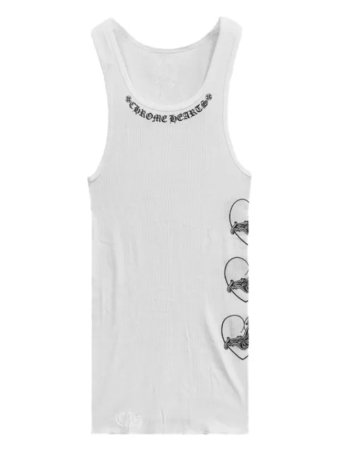 Chrome Hearts hearts-print tank top