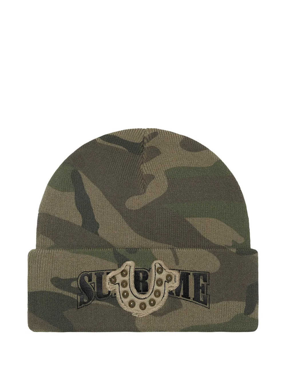 Supreme Muts met camouflageprint - Groen