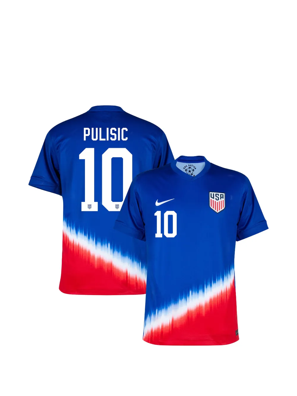 Nike USA Away Pulisic 10 jersey Blauw