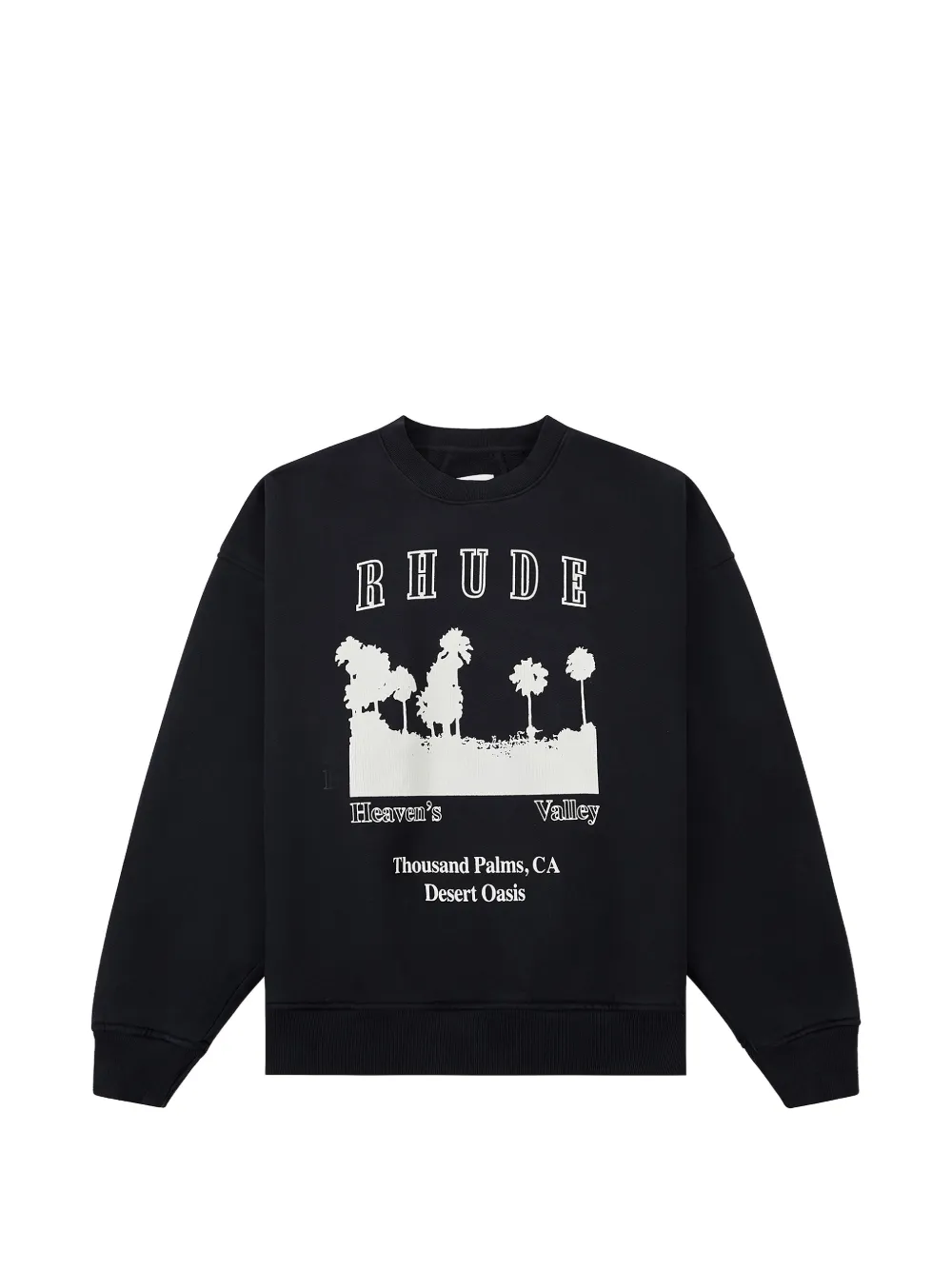 RHUDE Thousand Palms sweatshirt - Nero