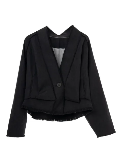 YANGKEHAN frayed jacket