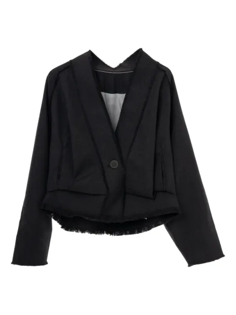 YANGKEHAN veste à bords francs