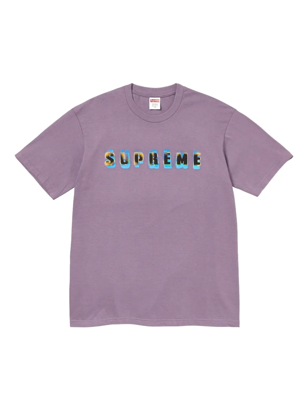 Supreme logo-print T-shirt - Viola