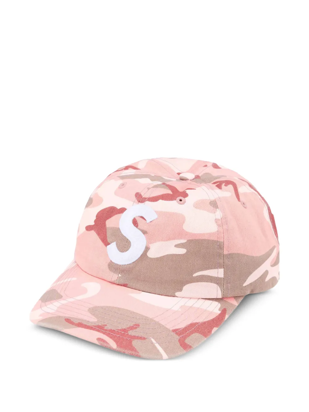 Supreme Baseballkappe mit Camouflage-Print | Rosa | Image 1