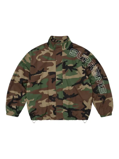 Supreme spellout embroidered ripstop jacket