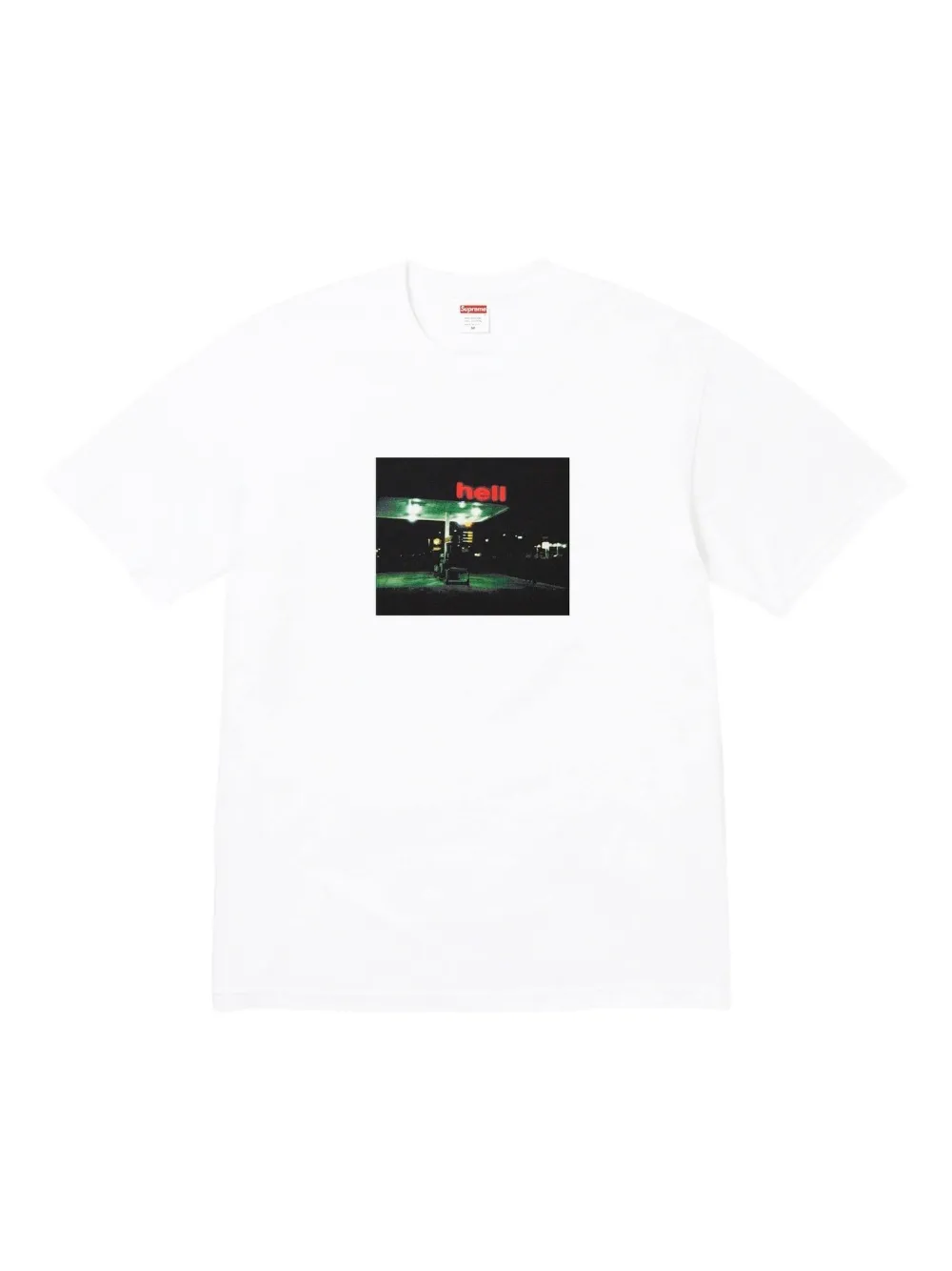 Supreme T-shirt Hell con stampa - Bianco