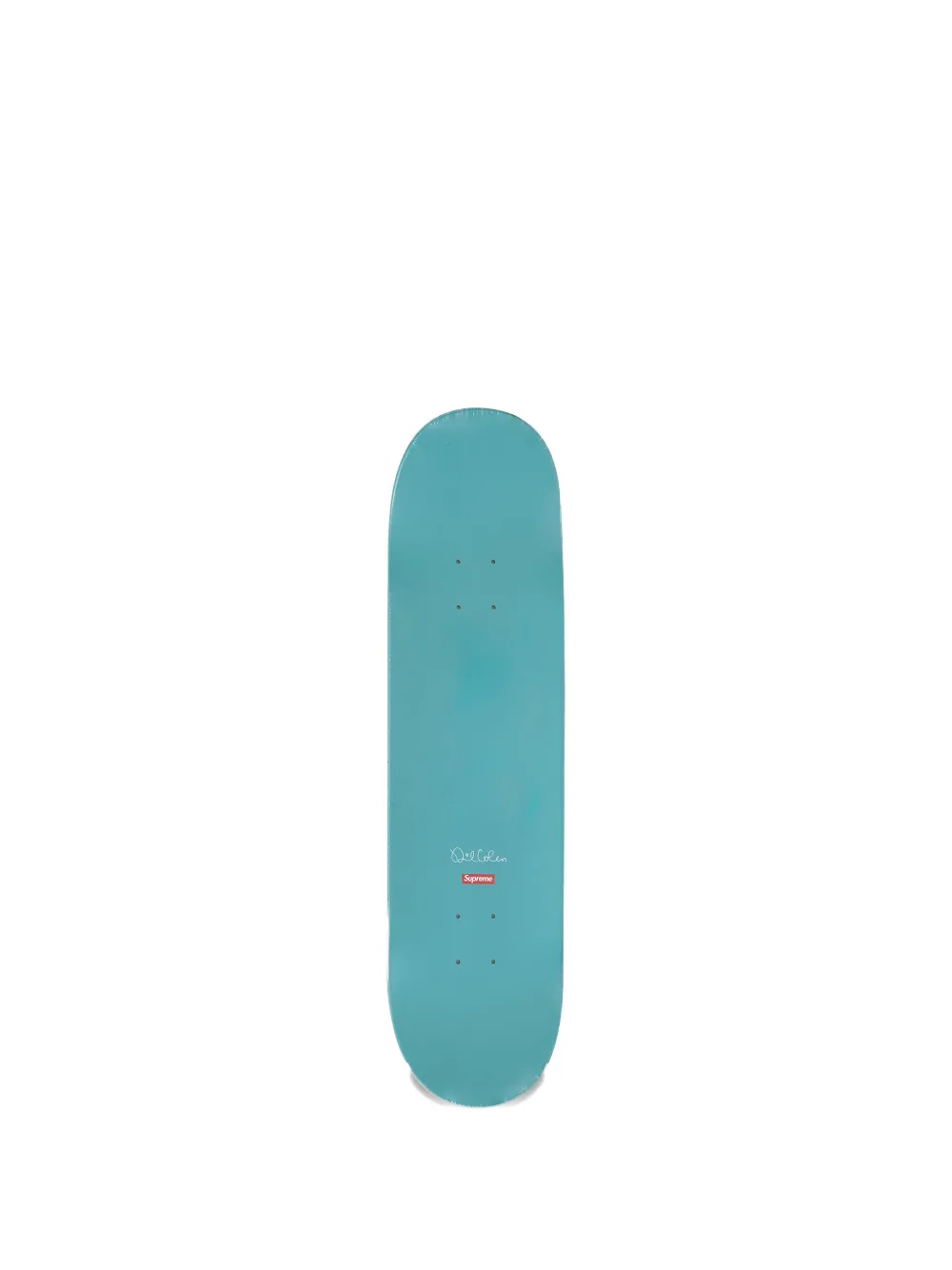 Supreme x Dan Colen candle-print skateboard | Blue | Image 1