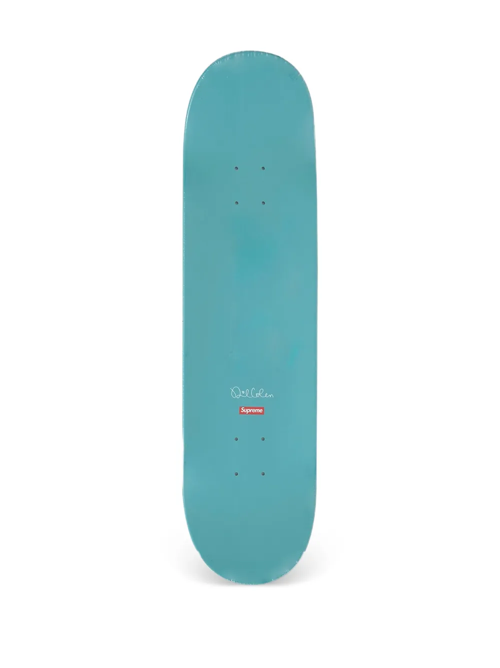 Supreme x Dan Colen candle-print skateboard | Blue | Image 1