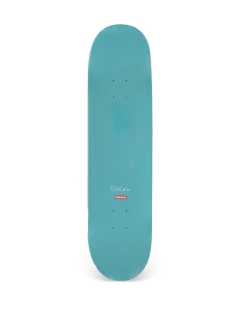 Supreme x Dan Colen candle-print skateboard 