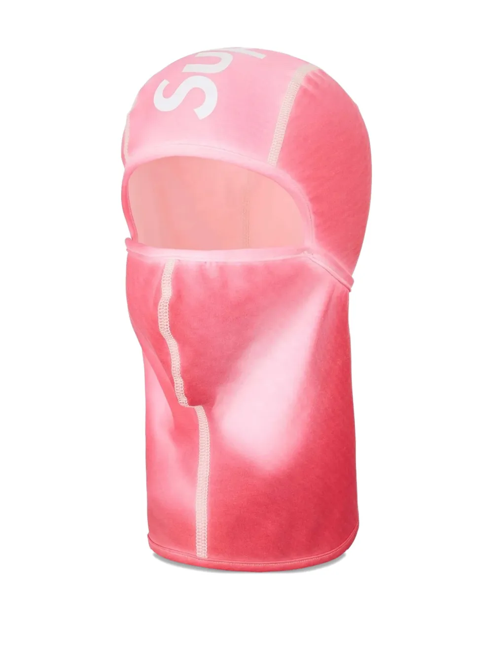 Supreme Printed-logo Balaclava In Red