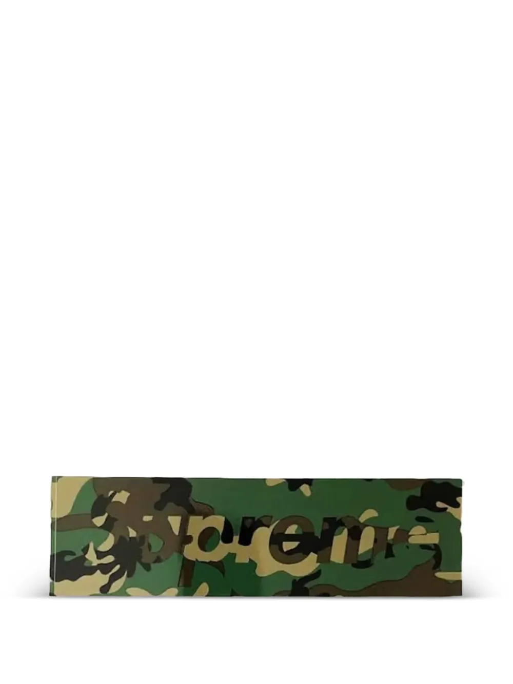 Supreme camo-rint box logo sticker - Grün
