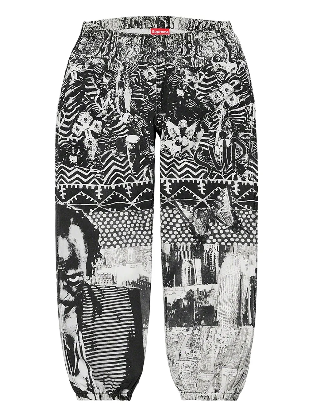 Supreme Miles Davis printed trousers | Black | Image 1