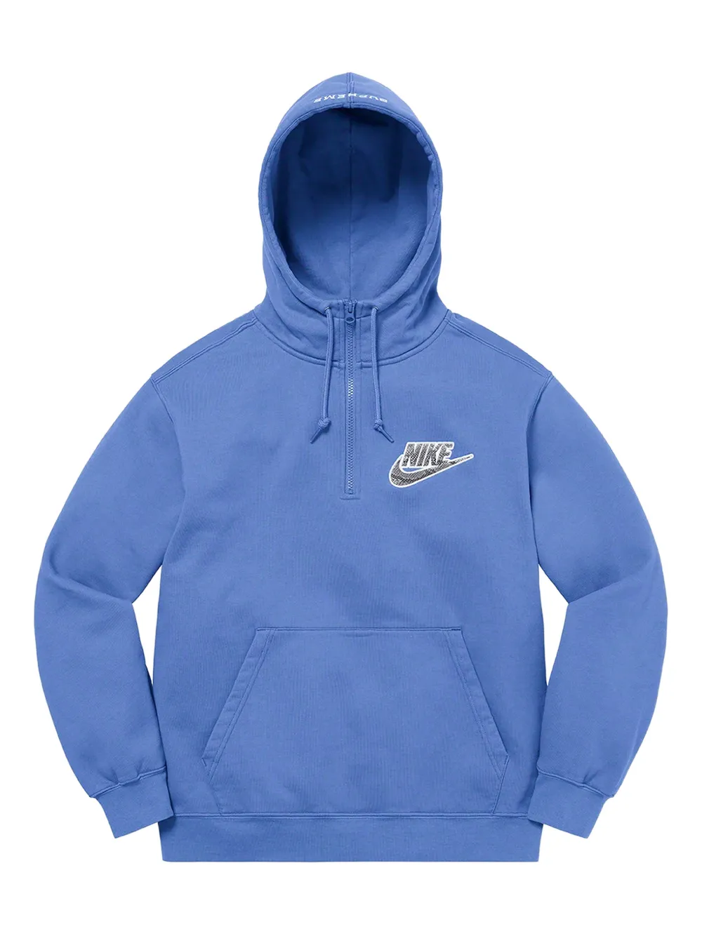 Supreme x Nike half-zip hoodie - Blu