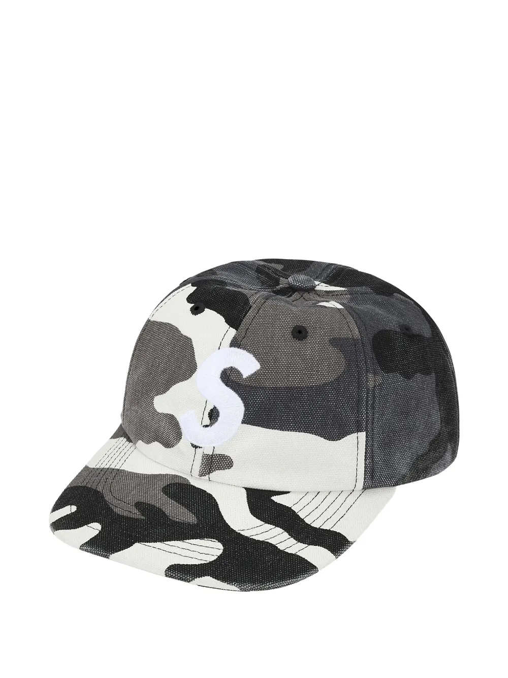 Supreme camouflage-pattern baseball cap | gris | Image 1