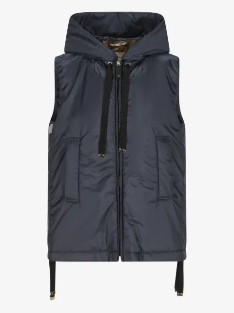 Max Mara hooded sleeveless gilet