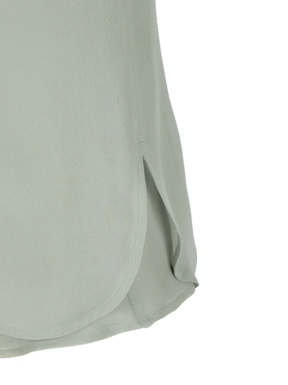 Max Mara Top met gestrikte hals Groen