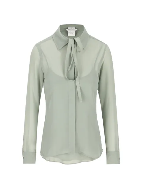 Max Mara top con lazo en el cuello