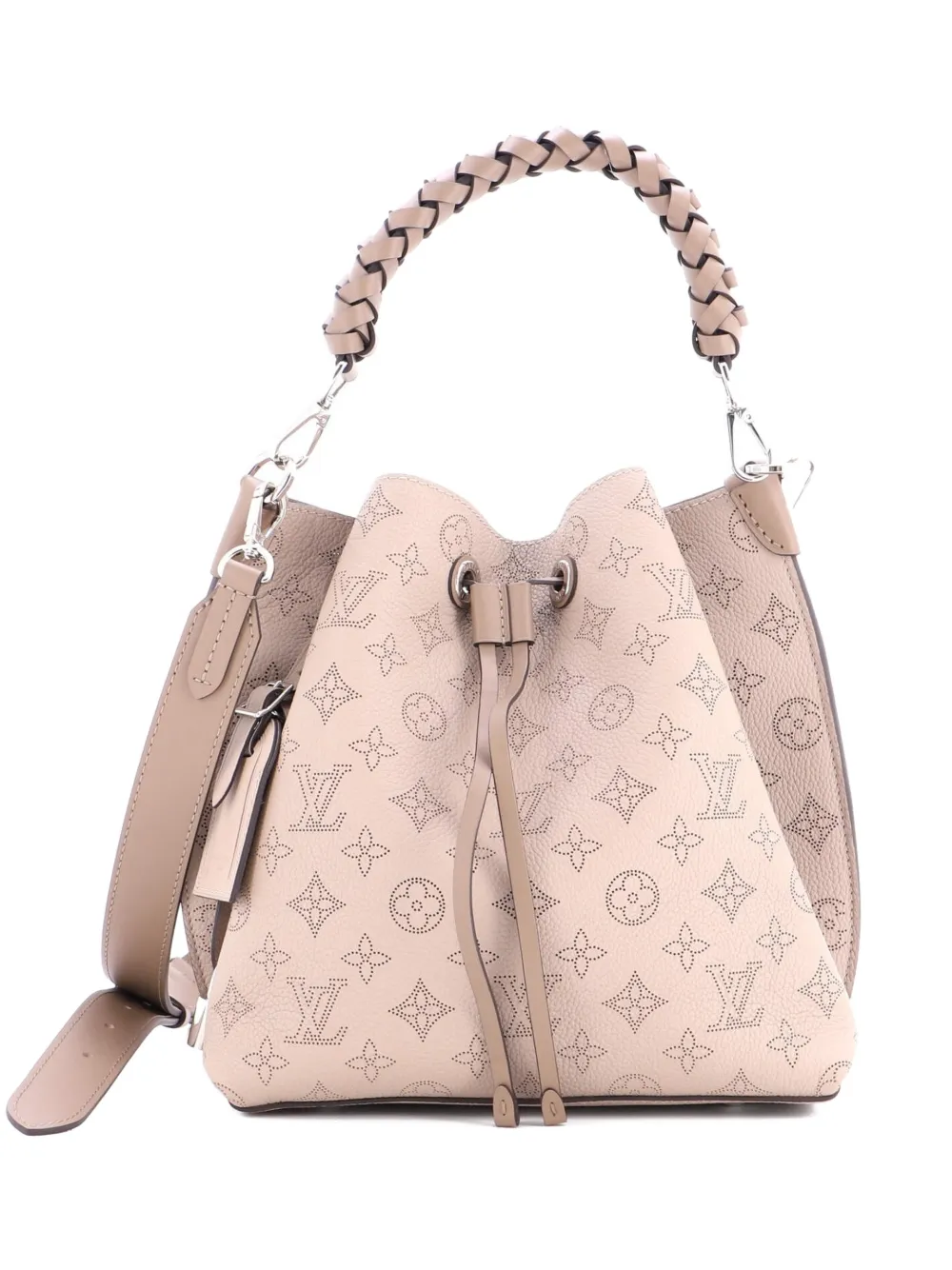 Louis Vuitton Pre-Owned Muria Mahina Leather bucket bag - Marrone