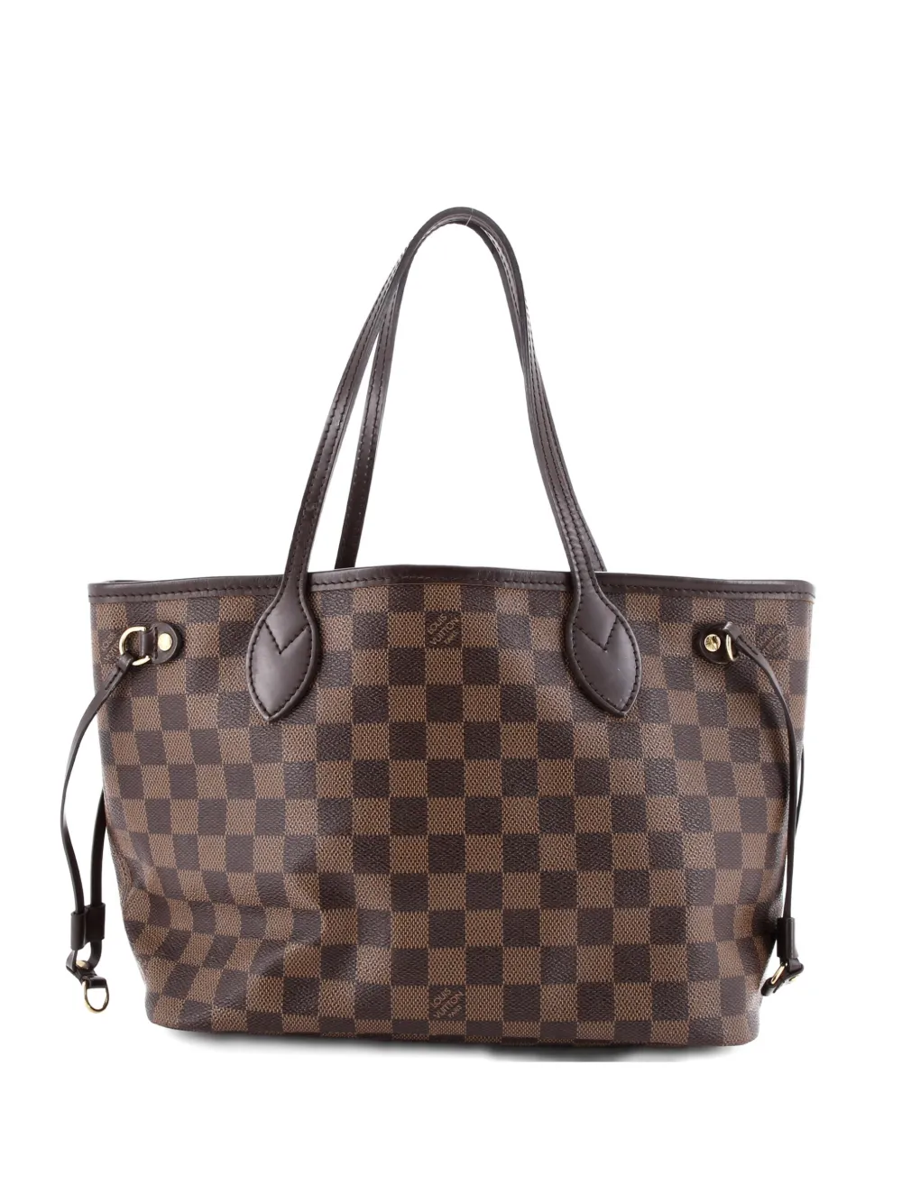 Pre-owned Louis Vuitton Neverfull Damier Pm Tote Bag In Brown