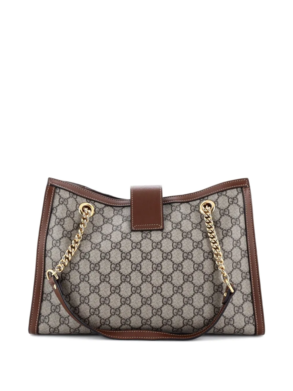 Gucci Pre-Owned Padlock Chain GG Coated Canvas with Leather Medium tote bag | Estilos de archivo | Image 2