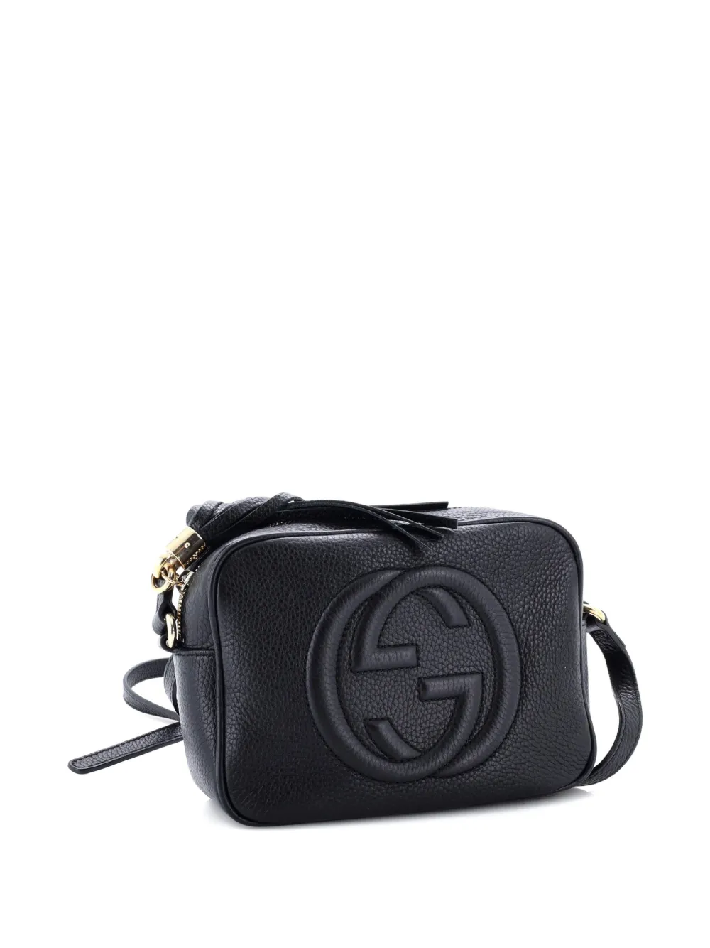 GUCCI Pre-owned Soho Disco Leather Small Crossbody Bag In Black