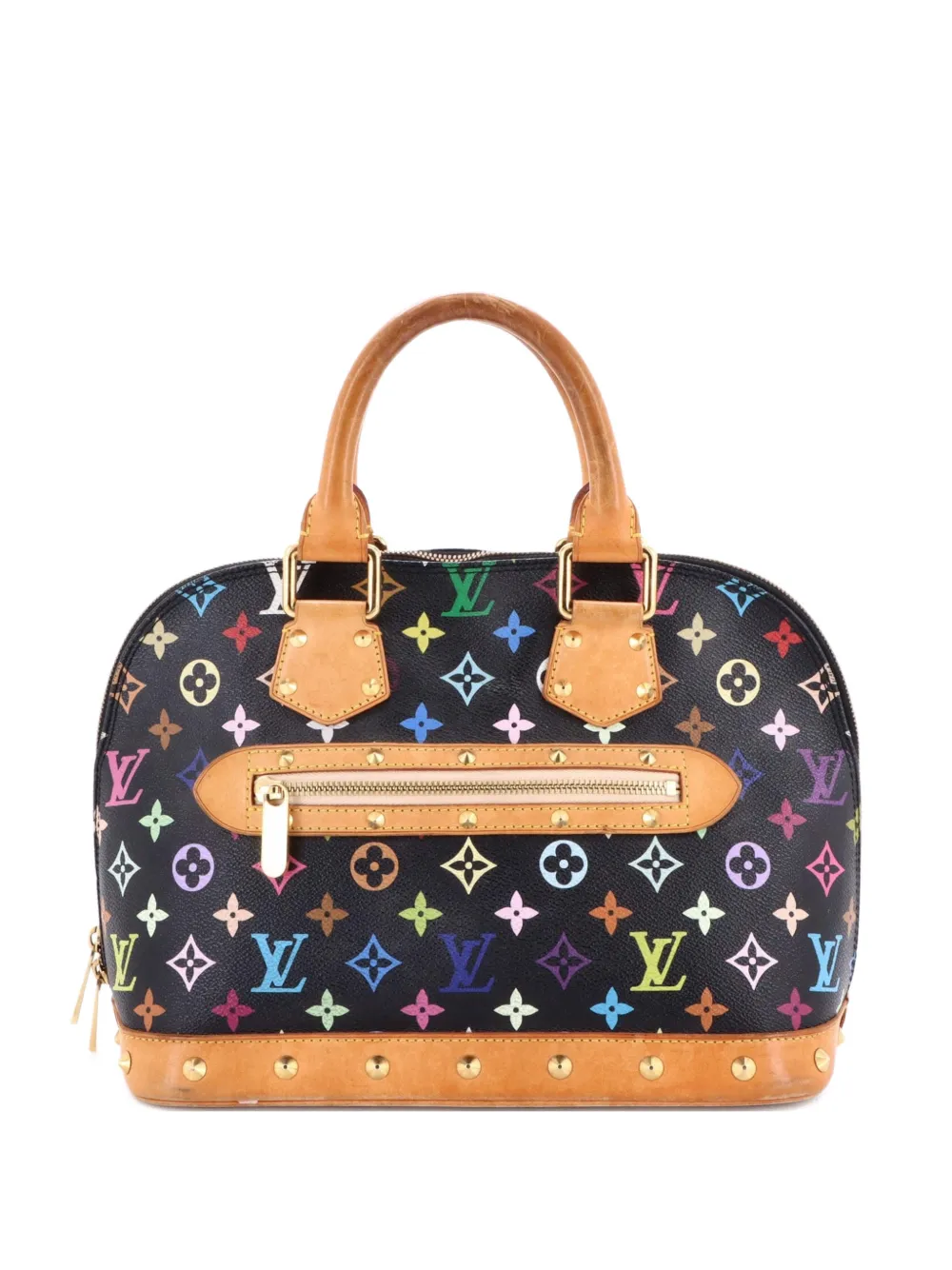 Louis Vuitton Pre-Owned Alma Handbag Monogram Multicolor PM satchel - Nero