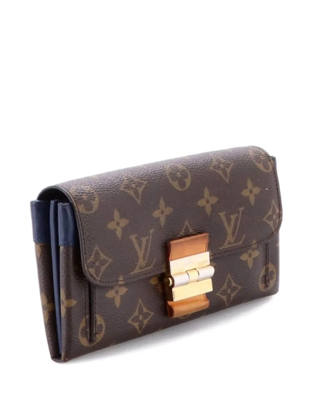 LOUIS VUITTON Pre-owned Elysee Wallet Monogram Canvas And Leather Small Wallets In Brown