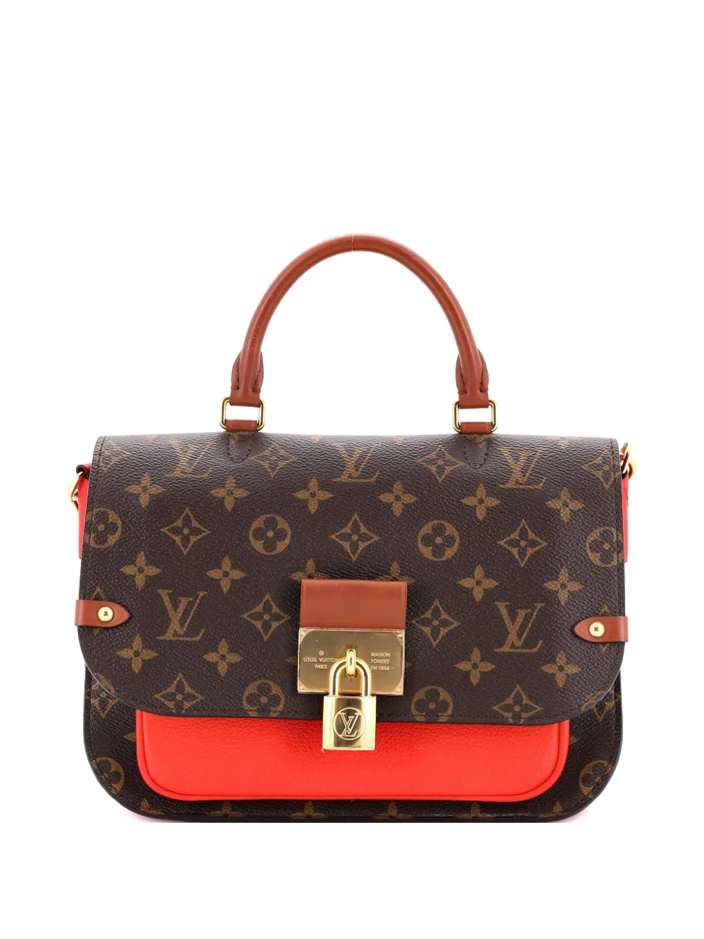 Louis Vuitton Pre-Owned Vaugirard Handbag Monogram Canvas with Leather satchel - Marrone