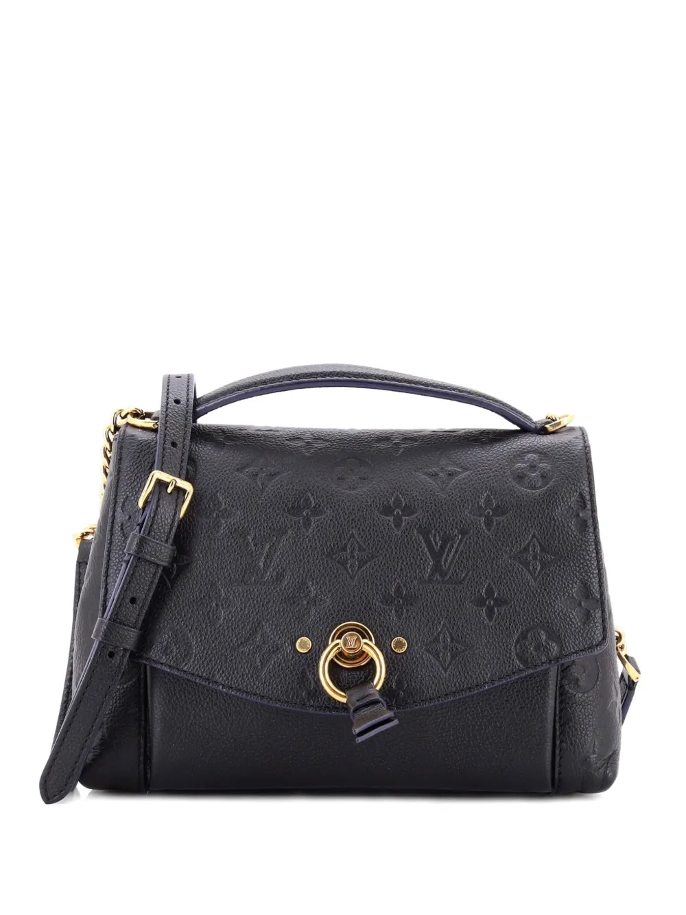 Louis Vuitton Pre-Owned Blanche Handbag Monogram Empreinte Leather BB shoulder bag - Schwarz