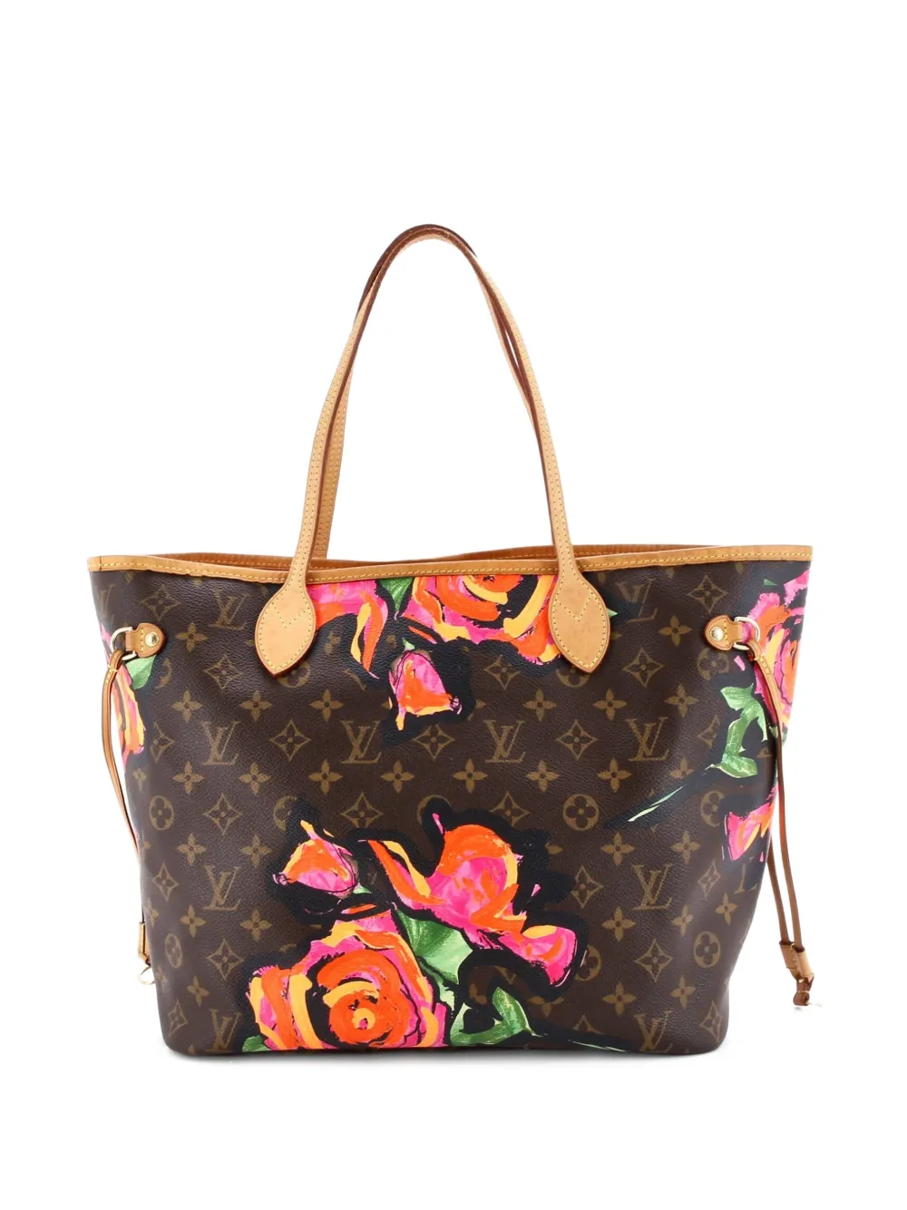 Neverfull Limited Edition Monogram Roses Mm Tote Bag