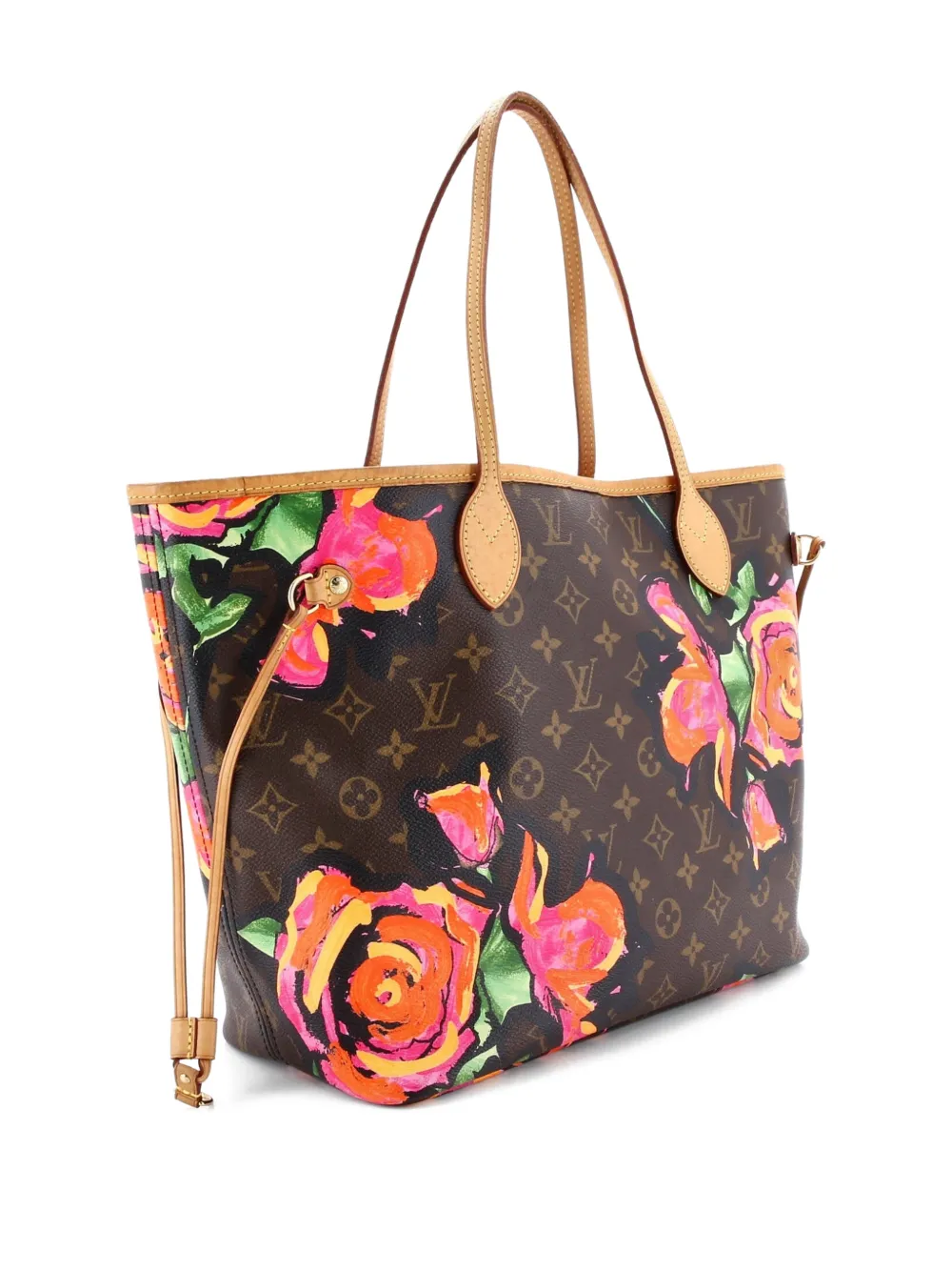 Neverfull Limited Edition Monogram Roses Mm Tote Bag