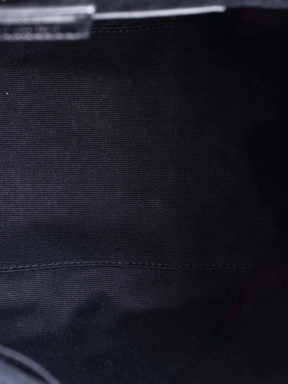 Pre-owned Saint Laurent Loulou Matelasse Chevron Leather Medium Backpack In Black