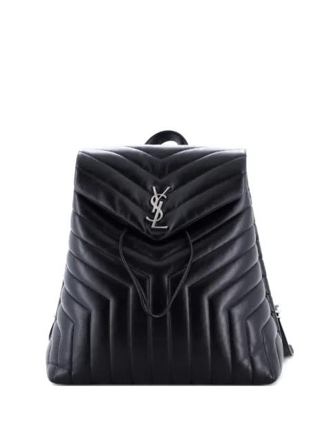 Saint Laurent Pre-Owned LouLou Matelasse Chevron Leather Medium backpack