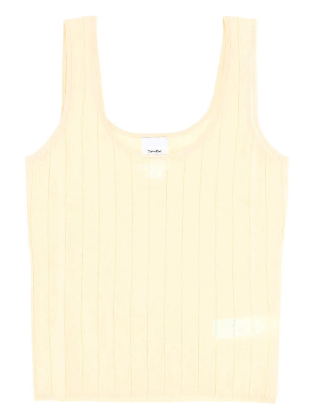 Calvin Klein Ribbed Tank Top In White