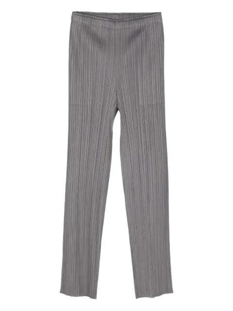 Pleats Please Issey Miyake plissé-effect trousers