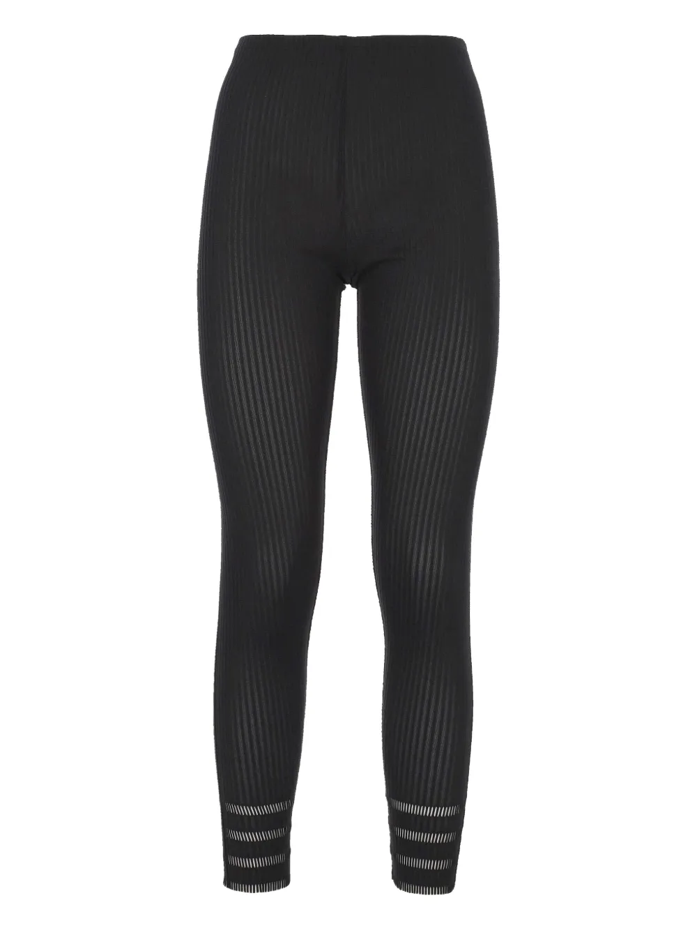 Issey Miyake Ribbed Leggings In Multi