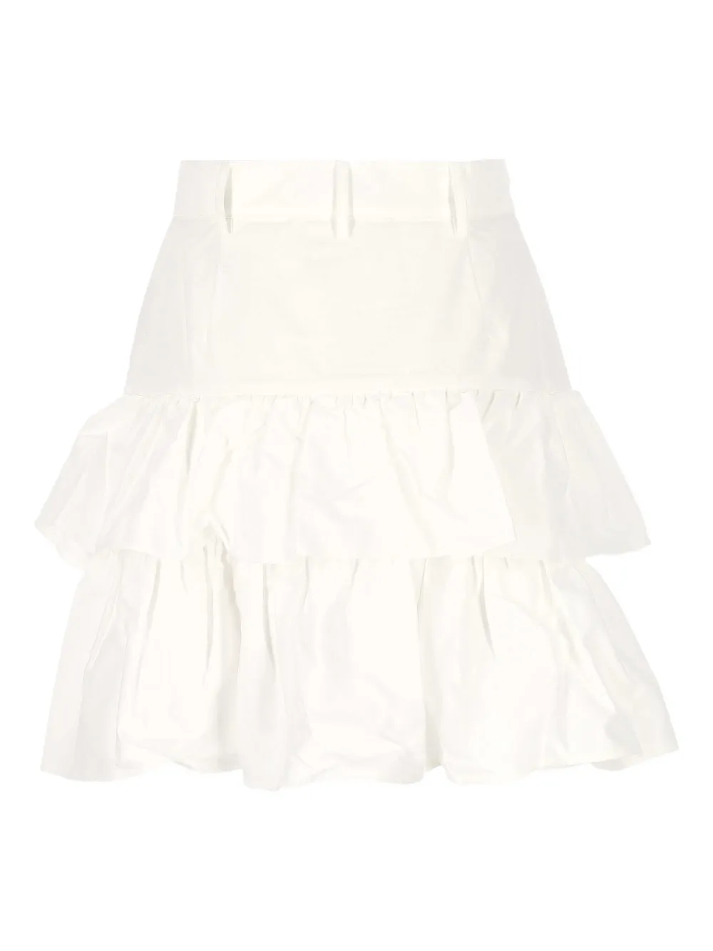 Fiorucci ruffled skirt - Wit