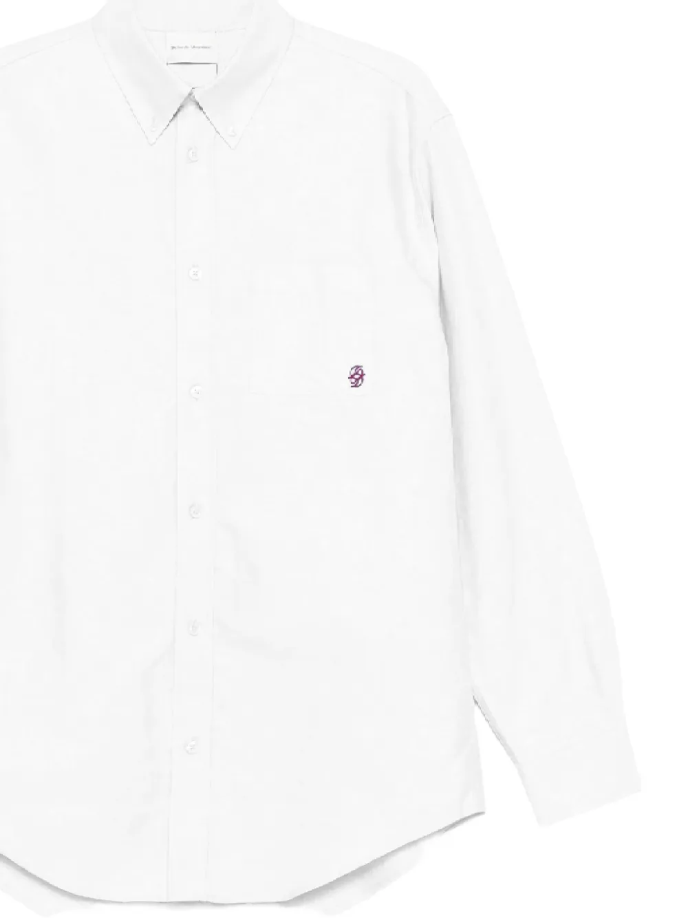 Drôle De Monsieur La Chemise Oxford overhemd Wit