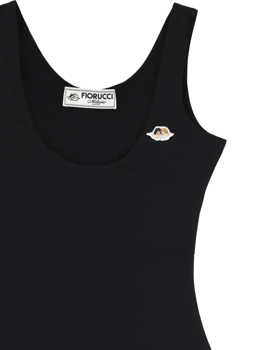  Fiorucci Angels-patch Bodysuit - Black 