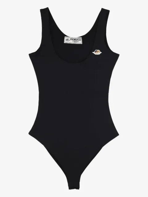 Fiorucci angels-patch bodysuit