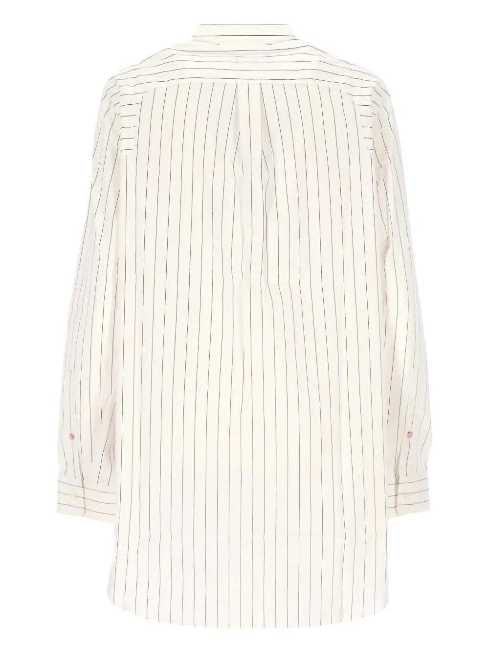 CUANTICO striped pocket shirt - Wit