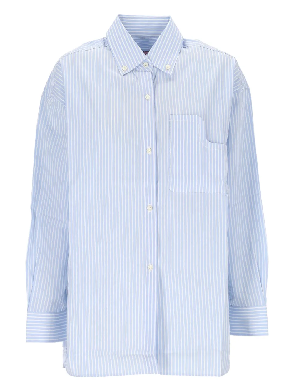 CUANTICO camisa con rayas estampadas | azul | Image 1