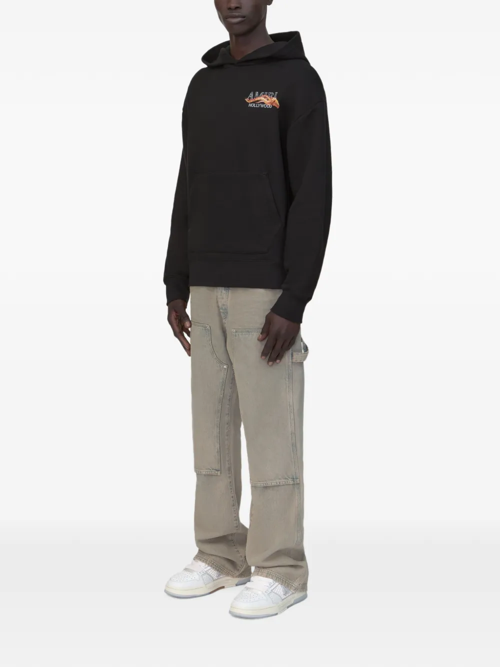AMIRI Hoodie met logoprint Zwart