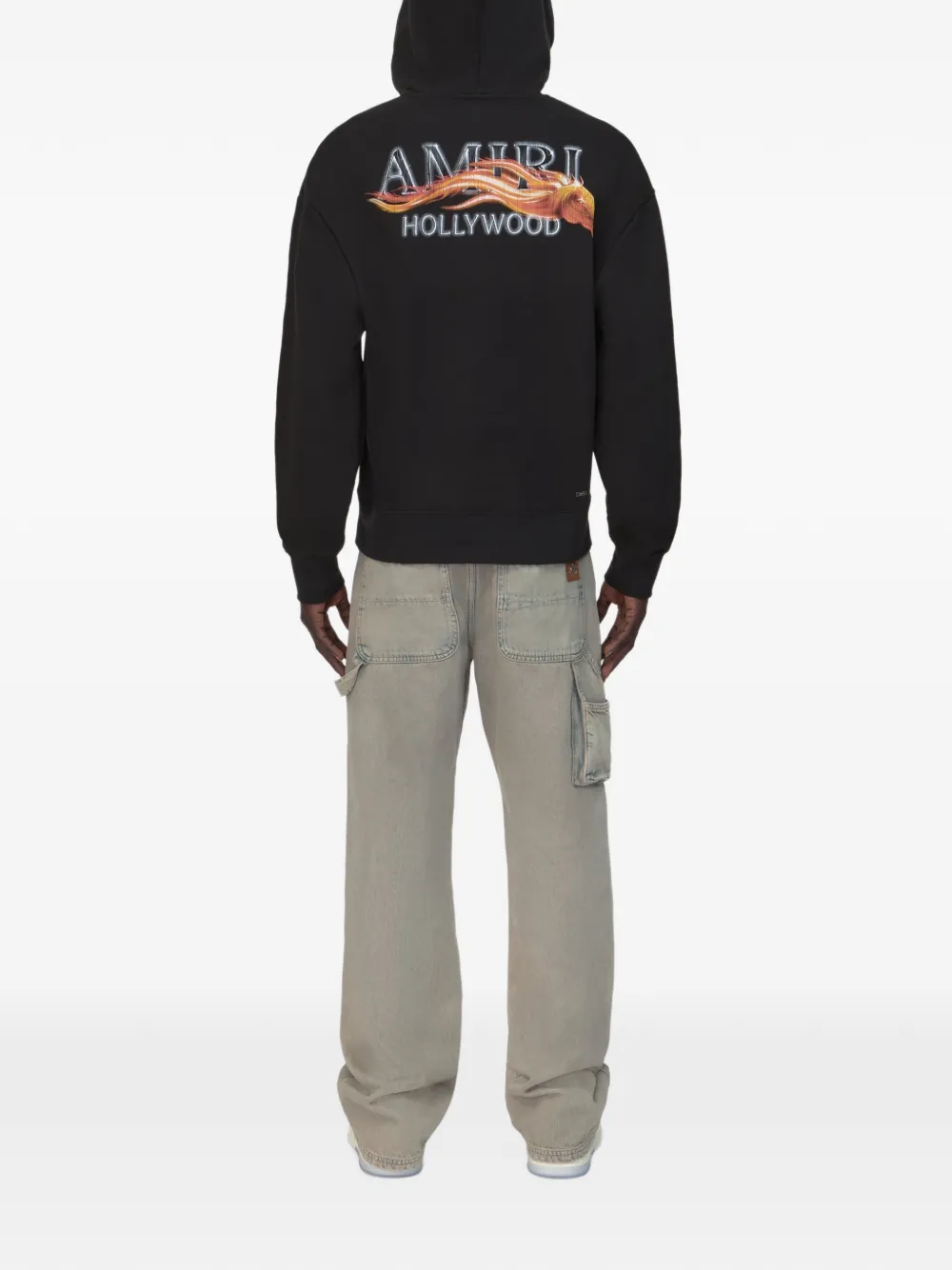 AMIRI Hoodie met logoprint Zwart